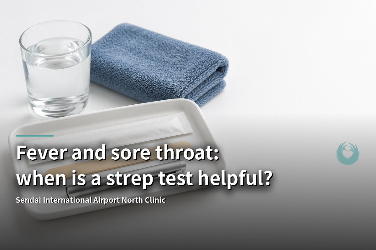 Fever and sore throat: when is a strep test helpful?
