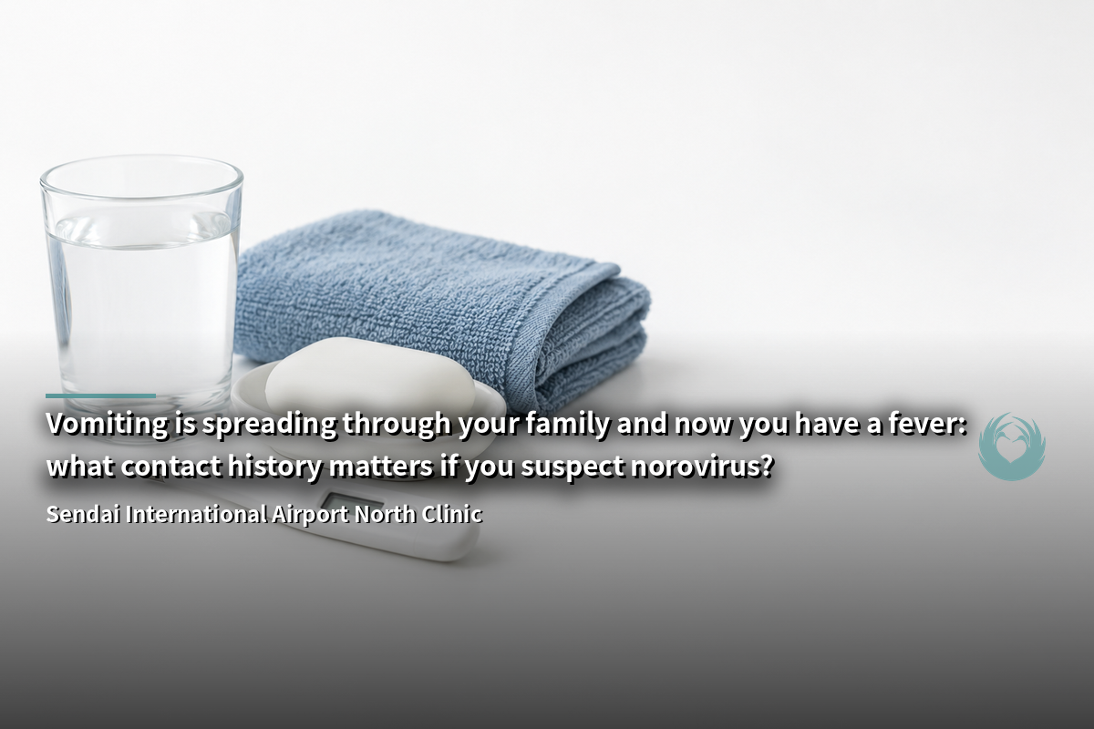 Vomiting is spreading through your family and now you have a fever: what contact history matters if you suspect norovirus?
