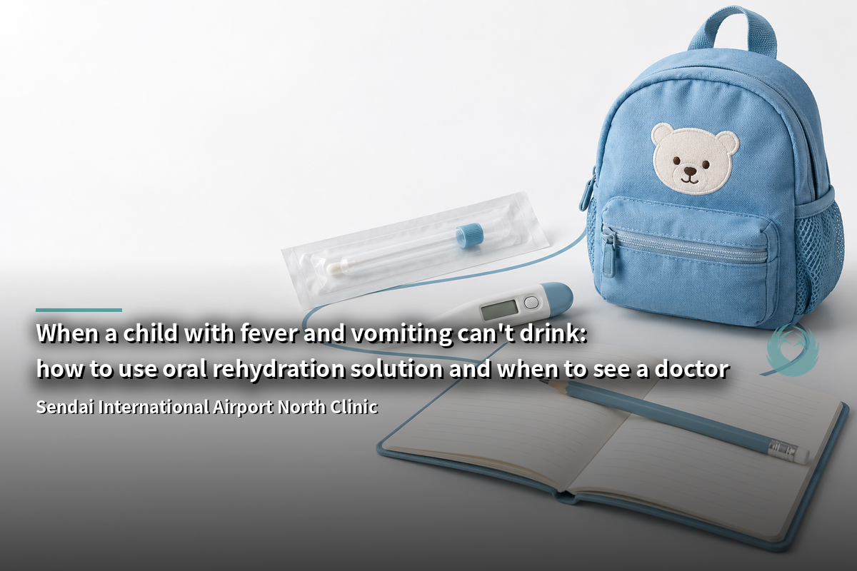 When a child with fever and vomiting can't drink: how to use oral rehydration solution and when to see a doctor
